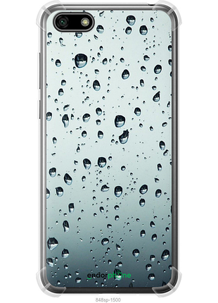 Чехол на huawei honor 7a стекло в каплях "848sp-1805-8094"