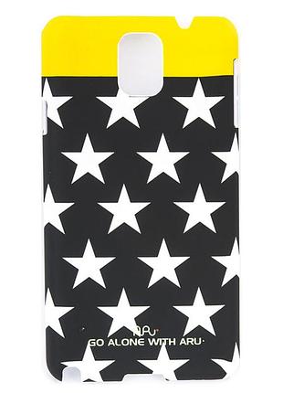 Чехол aru для samsung galaxy note 3 mix&match stars black