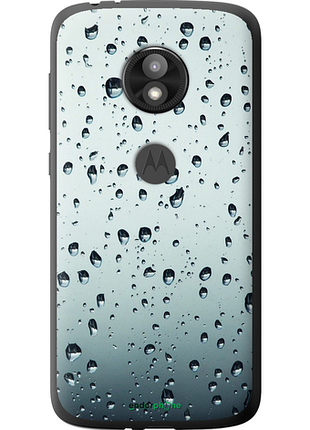 Чехол на motorola moto e5 play стекло в каплях "848u-1429-8094", чехол для телефона
