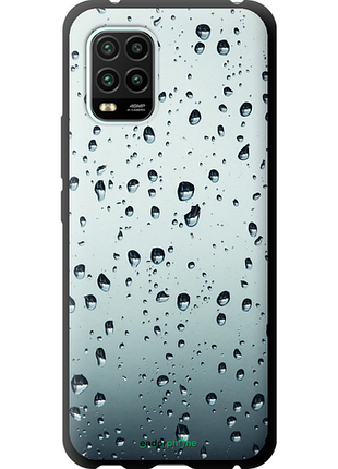 Чехол на xiaomi mi 10 lite стекло в каплях "848b-1924-8094", чехол для телефона