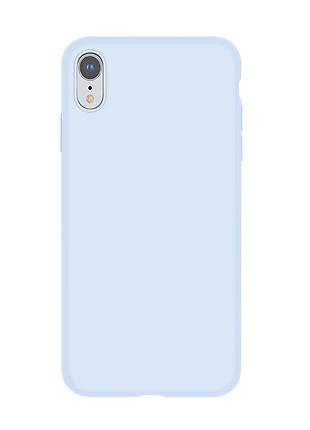 Чехол devia для iphone xr nature голубой