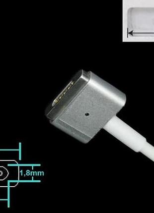 Dc кабель для блока питания magsafe 2 (5a) (1.8m) (a class) 1 день гар.