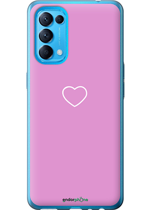 Чохол на oppo reno5 серце 2 "4863u-2206-8094", чохол для телефона