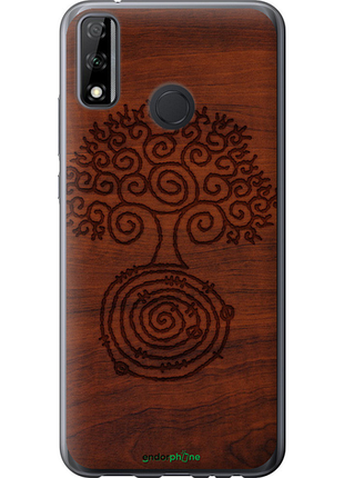 Чехол на huawei p smart 2020 узор дерева "4119u-2060-8094", чехол для телефона