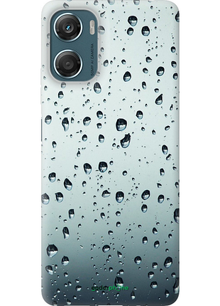 Чехол на motorola moto g06 стекло в каплях "848u-4187-8094"