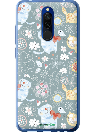 Чехол на xiaomi redmi 8 котята v3 "1223u-1806-8094", чехол для телефона