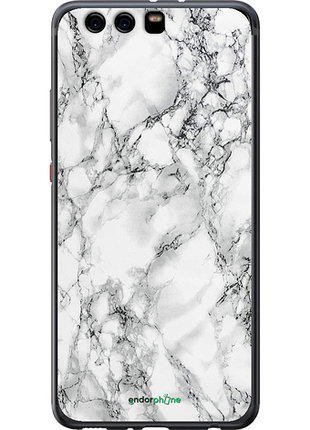 Чехол на huawei p10 plus мрамор белый "4480u-963-8094", чехол для телефона