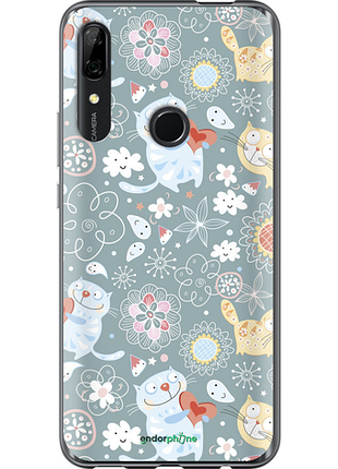 Чехол на huawei y9 prime 2019 котята v3 "1223u-1736-8094", чехол для телефона