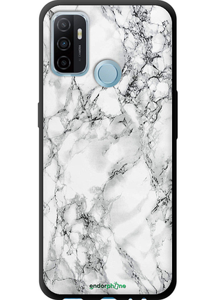 Чехол на oppo a53 мрамор белый "4480b-568-8094"