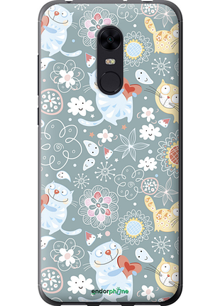 Чехол на xiaomi redmi 5 plus котята v3 "1223u-1347-8094", чехол для телефона