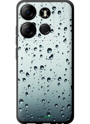 Чехол на infinix smart 7 стекло в каплях "848b-3195-8094", чехол для телефона
