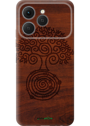 Чехол на tecno spark 40 4g узор дерева "4119u-4116-8094"