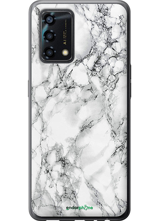 Чохол на oppo a95 мармур білий "4480u-2345-8094", чохол для телефона