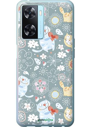 Чехол на oppo a57s котята v3 "1223u-2931-8094", чехол для телефона