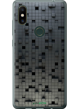Чехол на xiaomi mi mix 2s кубики "1061u-1438-8094", чехол для телефона