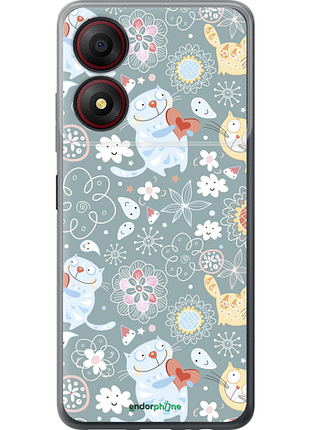 Чехол на zte blade a34 котята v3 "1223u-3989-8094"