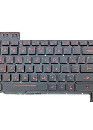 Клавіатура для ноутбука asus fx503, fx503v, fx503vm, fx503vd, fx63, fx63v, fx63vd, fx63vm v.2 підсвітка