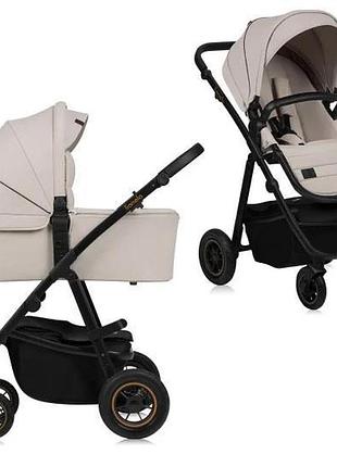 Универсальная коляска 2 в 1 lionelo amber plus beige sand