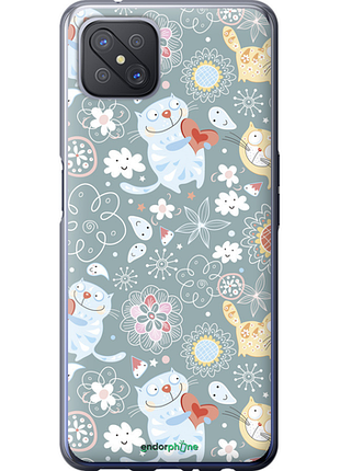 Чехол на oppo a92s котята v3 "1223u-1926-8094"