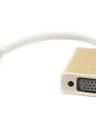Кабель powerplant usb type-c - vga, 15cm