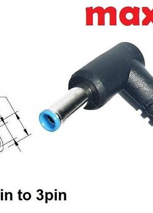 Dc кабель для блока питания 4.5x3.0(2.7)mm (+pin) (5a) (1.2m) (a class) 1 день гар.