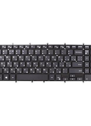 Клавіатура для ноутбука dell inspiron 15 7566 чорний, без фрейму