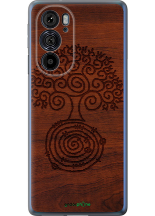 Чехол на motorola edge 30 pro узор дерева "4119u-2826-8094"