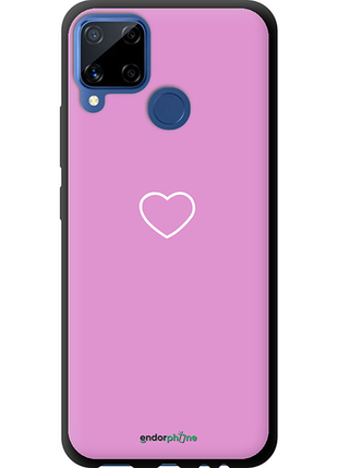 Чехол на realme c15 сердце 2 "4863b-2063-8094", чехол для телефона