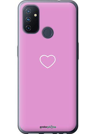 Чохол на oneplus nord n100 серце 2 "4863u-2130-8094", чохол для телефона