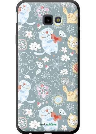 Чехол на samsung galaxy j4 plus 2018 котята v3 "1223b-1594-8094"