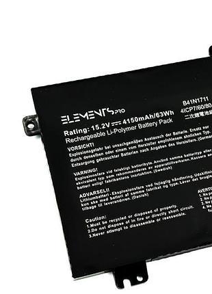 Батарея elements pro для asus rog strix gl503vd gl503vm gl703vd gl703vm fx503vm fx63v zx63v 15.2v 4150mah cable 25мм 2