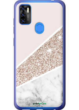 Чехол на zte blade a7s 2020 пастельный мрамор "4342u-2454-8094", чехол для телефона