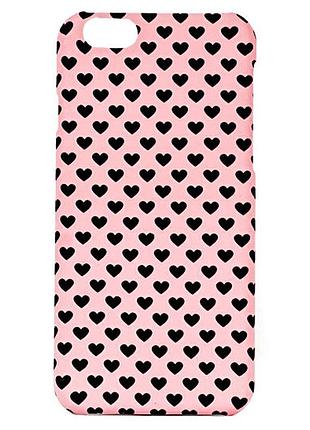 Чехол aru для iphone 6/6s hearts pink