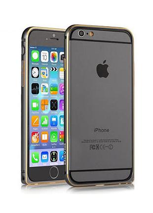 Бампер devia для iphone 6/6s buckle curve gun black