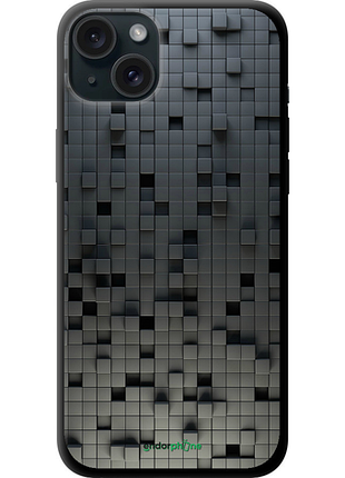 Чехол на iphone 15 plus кубики "1061b-3097-8094", чехол для телефона