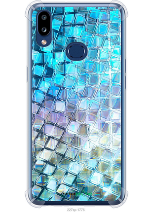 Чехол на samsung galaxy a10s a107f переливающаяся чешуя "227sp-1776-8094"