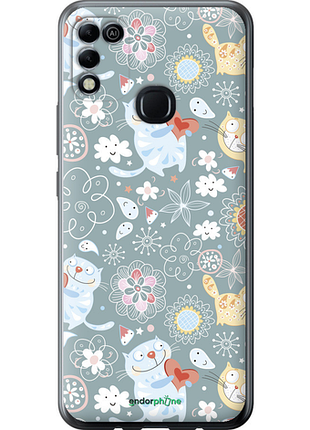 Чехол на infinix hot 11 play котята v3 "1223u-2756-8094", чехол для телефона