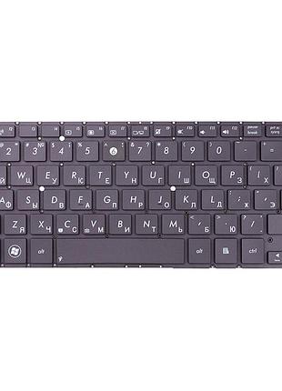 Клавиатура для ноутбука asus zenbook ux32, ux32a черный, серый фрейм