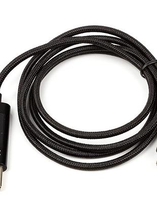 Кабель powerplant usb (m) - type-c (m) з вимірювачем струму, 1 м