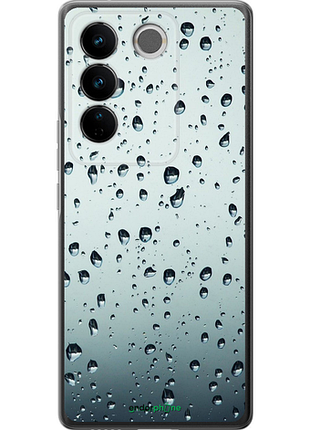 Чехол на vivo s16 pro стекло в каплях "848u-3123-8094", чехол для телефона