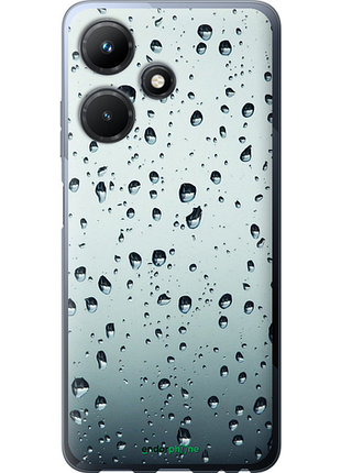 Чехол на infinix hot 30i стекло в каплях "848u-3045-8094", чехол для телефона