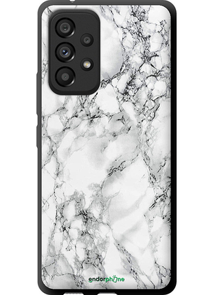 Чохол на samsung galaxy a53 a536e мармур білий "4480b-2585-8094", чохол для телефона