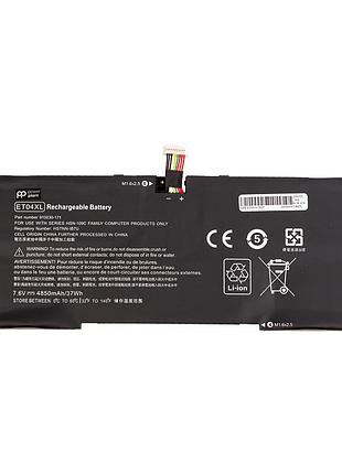 Аккумулятор powerplant для ноутбуков hp elitebook x360 1020 g2 series (et04xl) 7.6v 4850mah
