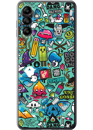 Чехол на samsung galaxy a04s стикер бомбинг 1 "693u-2877-8094", чехол для телефона