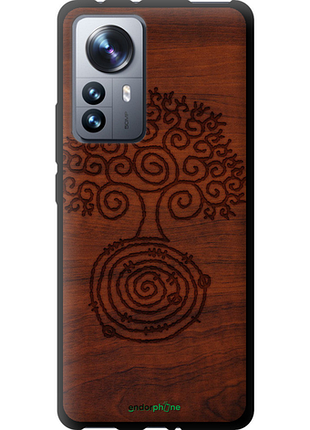 Чохол на xiaomi 12 pro візерунок дерева "4119b-2560-8094", чохол для телефона
