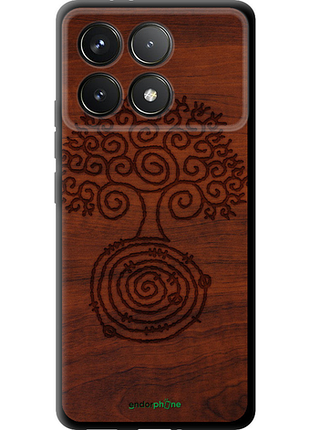 Чехол на xiaomi redmi k70 pro узор дерева "4119b-3800-8094", чехол для телефона