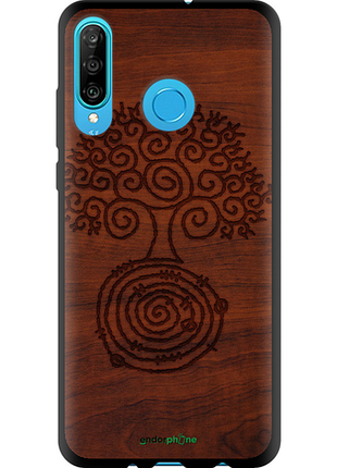 Чехол на huawei p30 lite узор дерева "4119b-1651-8094", чехол для телефона