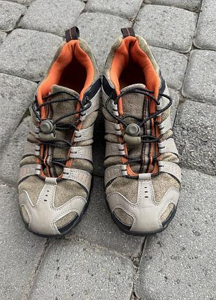 Кросівки merrell сірі з помаранчевими елементами