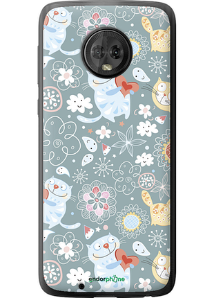 Чехол на motorola moto g6 котята v3 "1223u-982-8094", чехол для телефона
