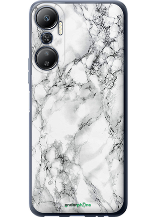 Чохол на infinix hot 20 мармур білий "4480u-2966-8094", чохол для телефона